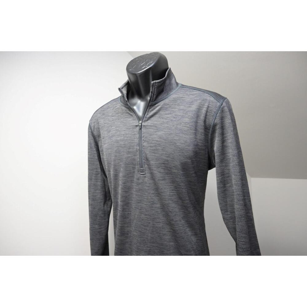 REI CO-OP Outdoos Athletic‎ Jacket Gray 1/4 Zip Hiking Camping Mens Size Small